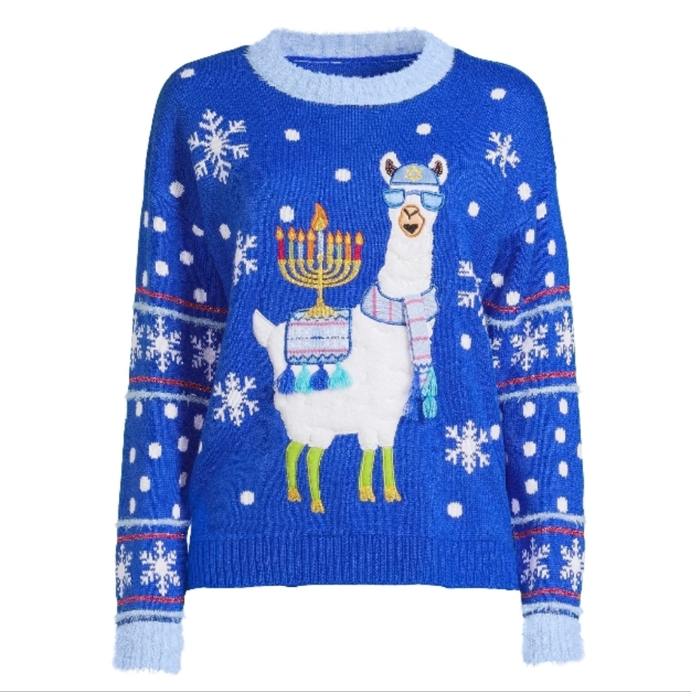 Womens Holiday Time Christmas Sweater